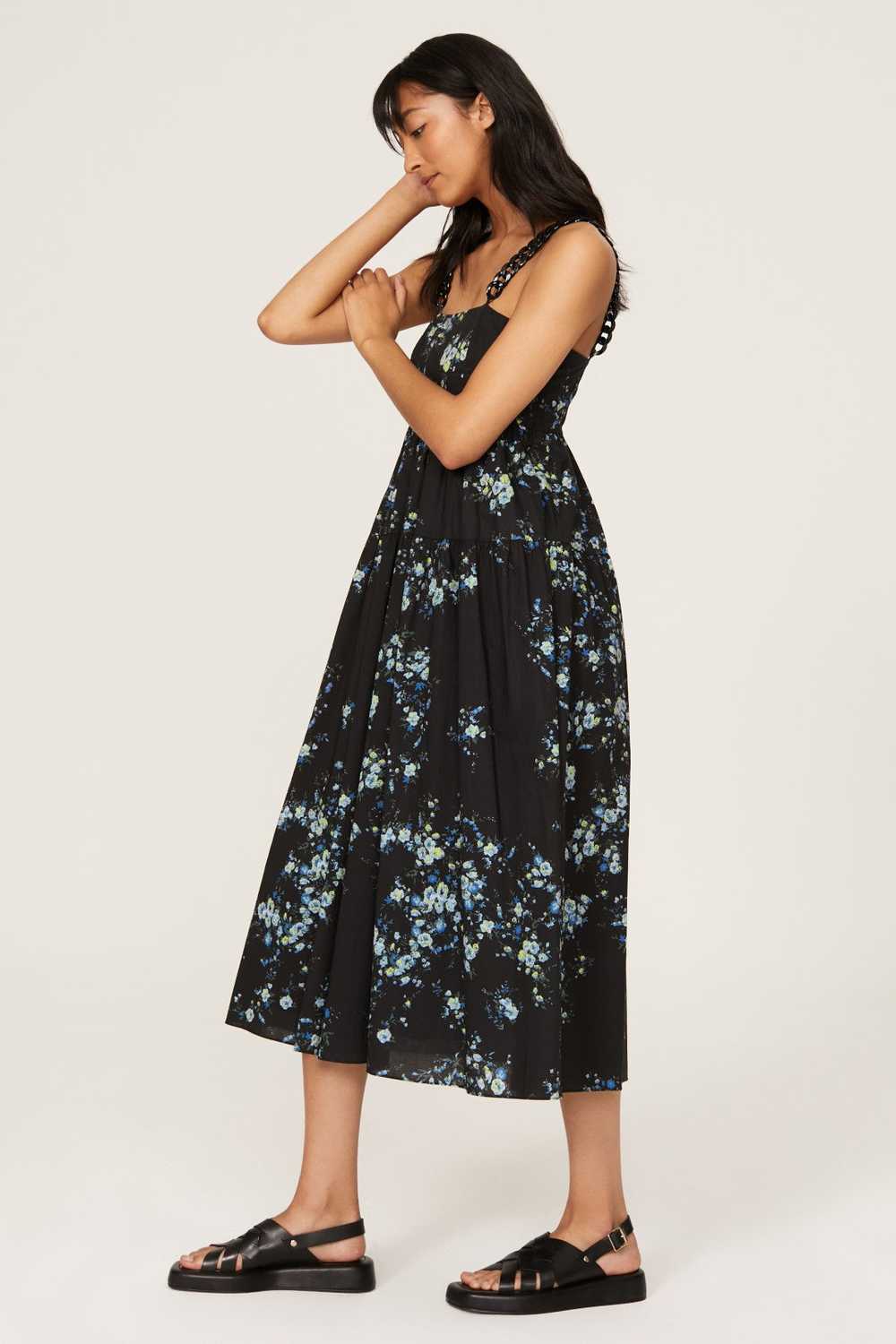 Les Reveries Floral Chain Strap Dress - image 2