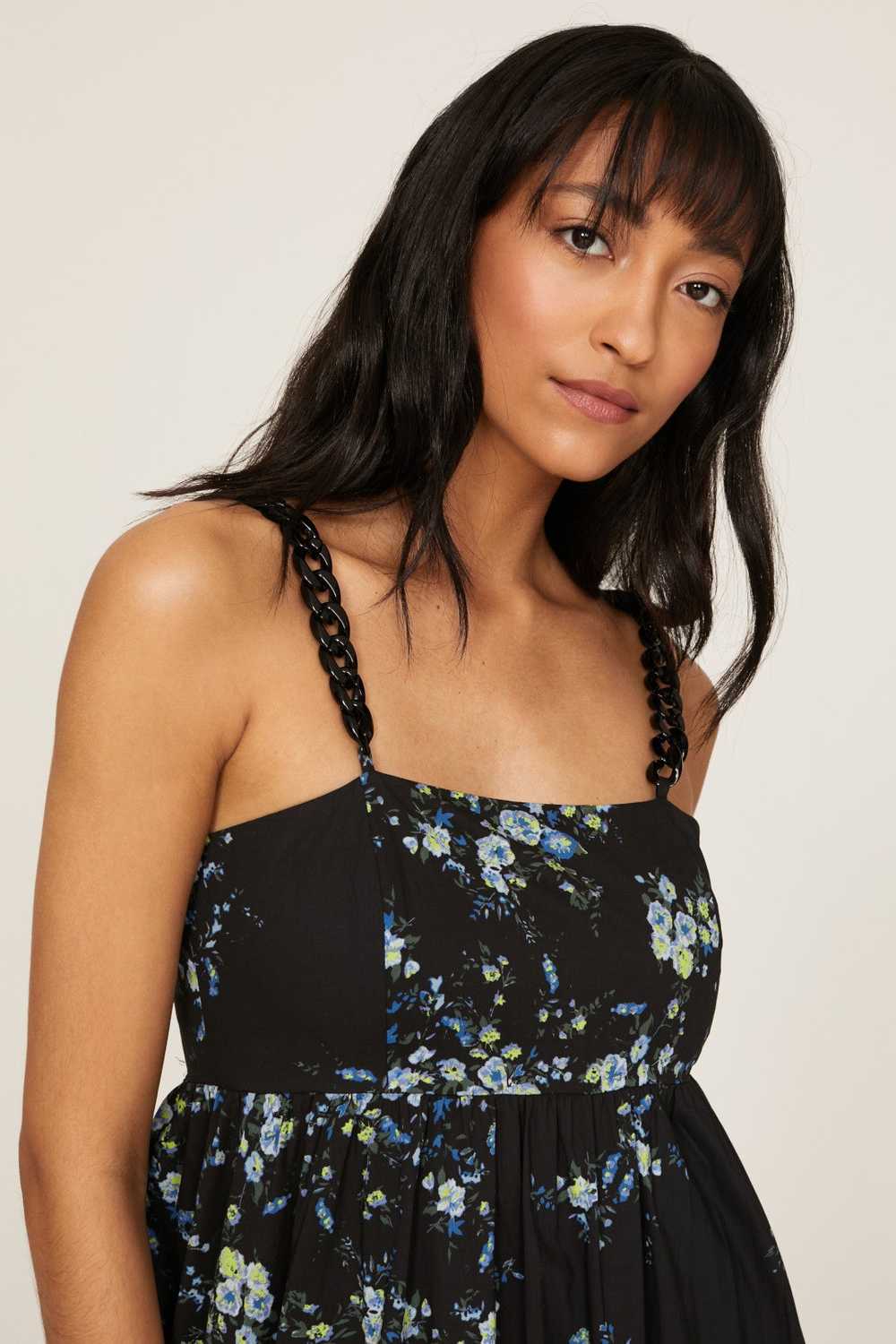 Les Reveries Floral Chain Strap Dress - image 4