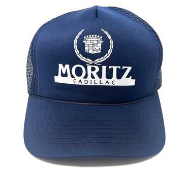 Vintage Moritz Cadillac Mesh Trucker Hat Baseball 