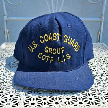 U.S. COAST GUARDヴィンテージ キャップ　USA製　80s S80 - Vintage U.S. Coast Guard 1915 Cap - Relaxed Cotton