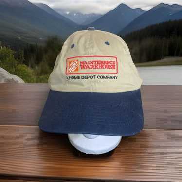 Vintage The Home Depot Mintenance Warehouse Hat A 