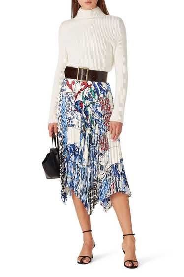 Tory Burch Sunburst Pleated Skirt