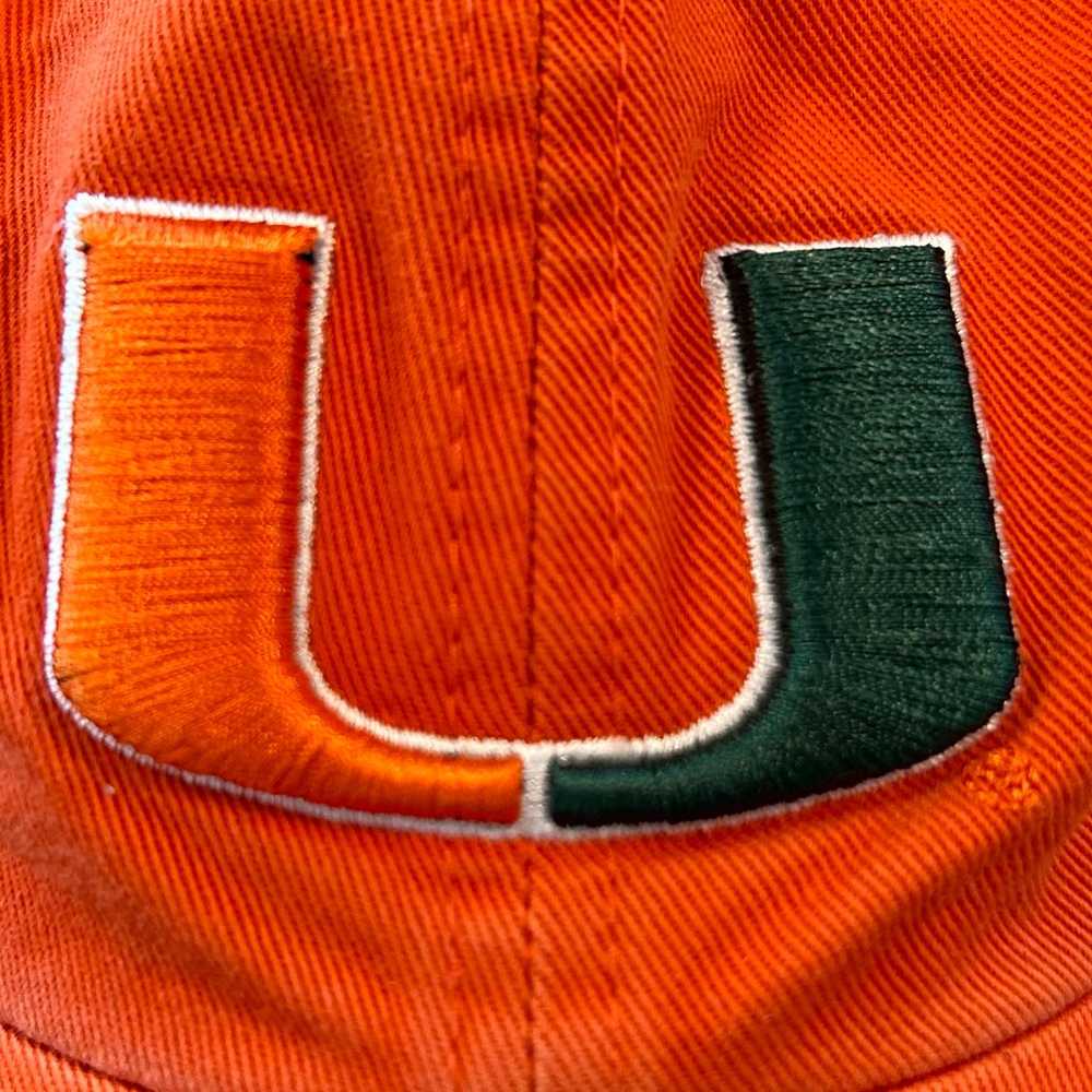 Vintage University of Miami Fitted Cap Baseball H… - image 4