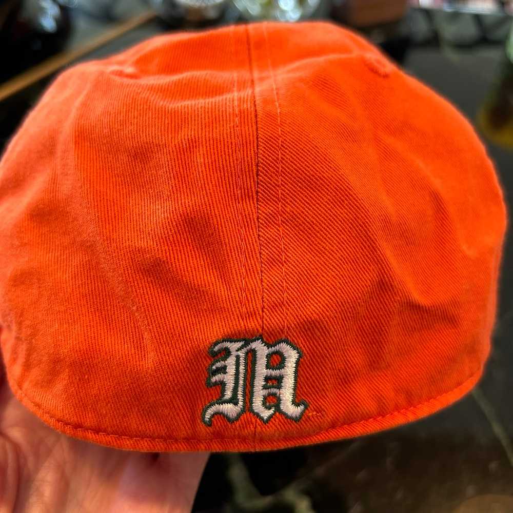 Vintage University of Miami Fitted Cap Baseball H… - image 6