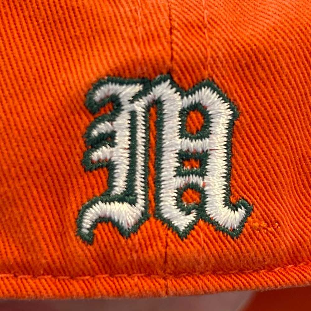 Vintage University of Miami Fitted Cap Baseball H… - image 7