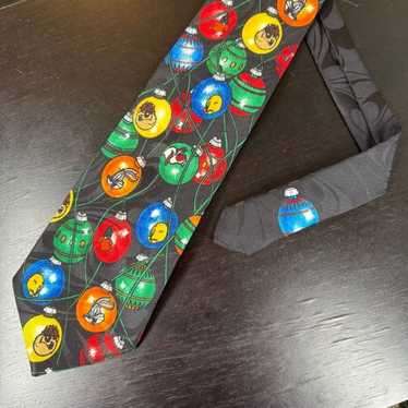 Vintage Looney Tunes Christmas Holiday Tie