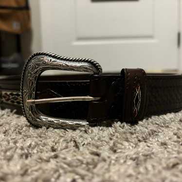 vintage wrangler western concho belt