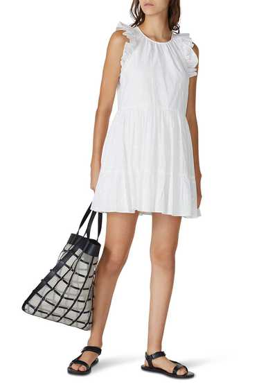 The Kooples White Ruffle Dress