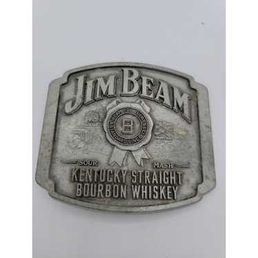 Collectible Vintage Jim Beam Kentucky Bourbon Silv