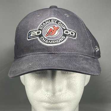 Vintage New Jersey Devils Hat 2000 Champions NJ Bl