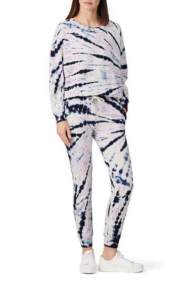 MONROW Bamboo Burst Tie Dye Sweatpants