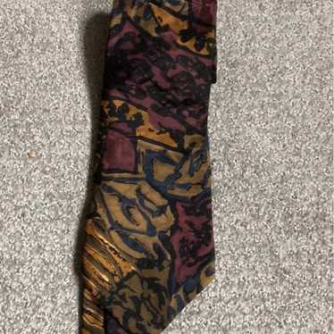 Bugatti 100% Italian silk vintage tie