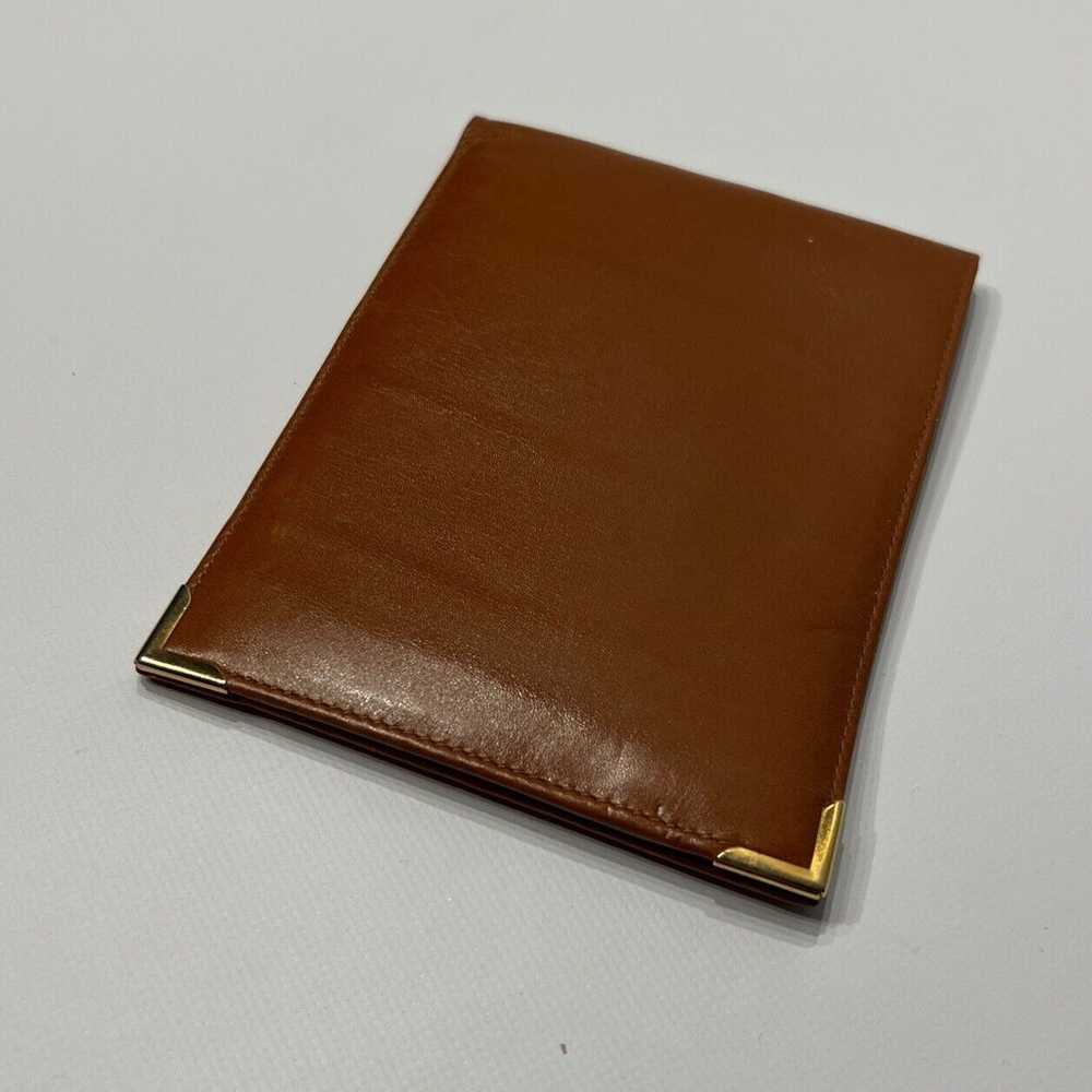 Vintage Vitello Leather Bifold Men’s Wallet Brown… - image 1