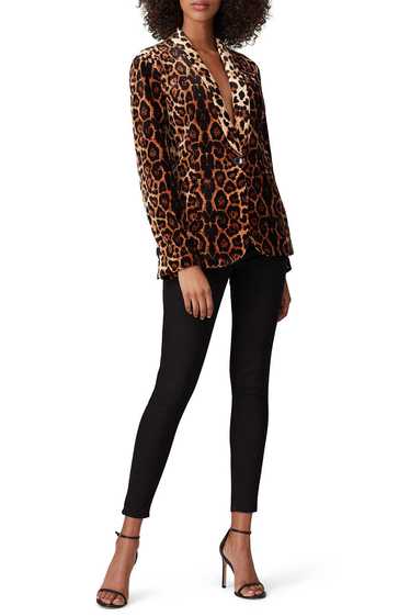 Waverly Grey Leopard Velvet Bella Blazer