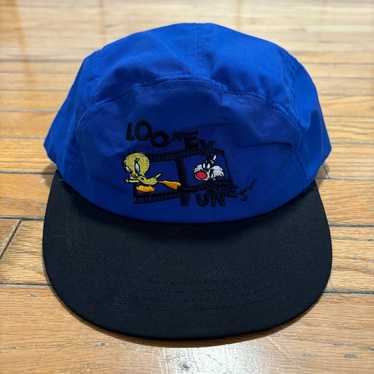 Vintage 90's 5 Panel Snap Cap Hat Looney Tunes Twe