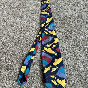 Vintage The Beatles Yellow Submarine Necktie