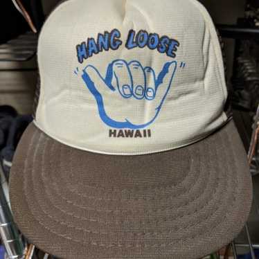 Vintage Hang Loose Hawaii Trucker Snapback