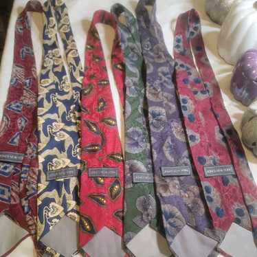 Vintage Jones New York Lot Of 6 Ties Good Conditio