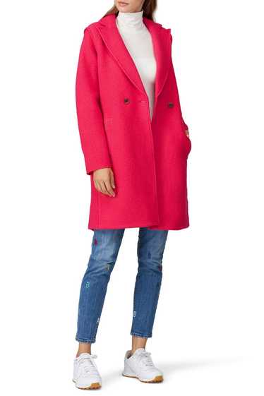 J.Crew Bright Rose Daphne Topcoat