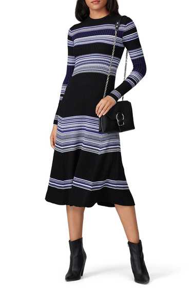 Proenza Schouler Striped Ribbed Dress