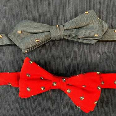 Vintage 'The Original Adjustolox Ties' Bow Ties