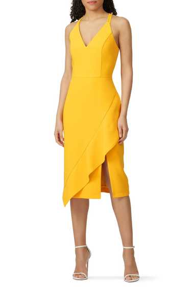 Harlyn Yellow Sheath Dress