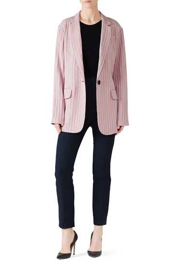 Tibi Pink Oversized Blazer