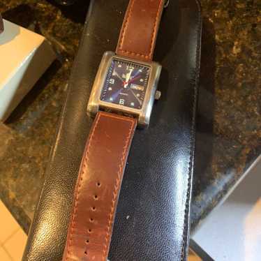 Rockland mens watch leather vintage