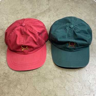 Bundle of Vintage Tommy Hilfiger Hats  Leather Str