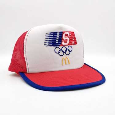 Vintage USA Olympics McDonalds Mesh Hat