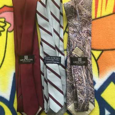 Vintage Givenchy Paris Neck Tie Bundle