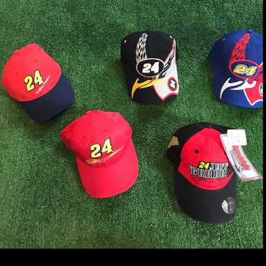 Lot Of 5 Jeff Gordon #24 NASCAR Hats