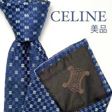 【Beautiful Condition】Céline Tie All-over Pattern L