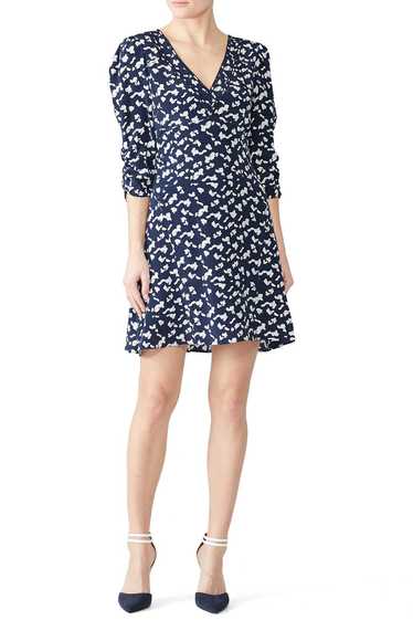 Tanya Taylor Navy Dylan Dress