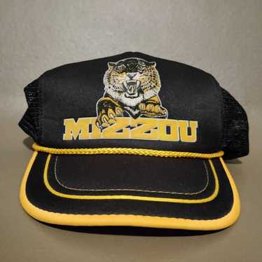 Vintage 80s Mizzou Missouri Tigers Snapback Mesh T