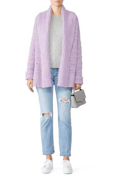 Free People Lavender Serene Cardigan