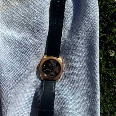 Fossil watch blue leather