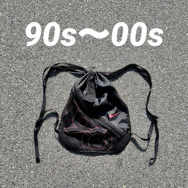 90s 00s Nike Total 90 Drawstring Bag Archive Y2K