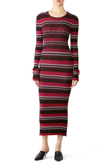 Opening Ceremony Rib Stripe Knit Dress