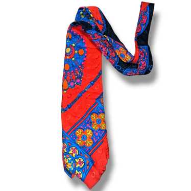 Unisex Red Vintage Y2K Giani Versace Tie