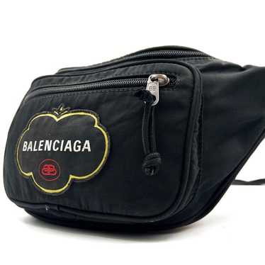 Balenciaga EXPLORER Body Bag Nylon Canvas Black