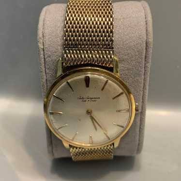 Vintage 18k yellow gold Jules jurgensen watch