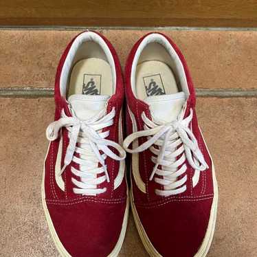 VANS OLD SKOOL Vintage processing in red