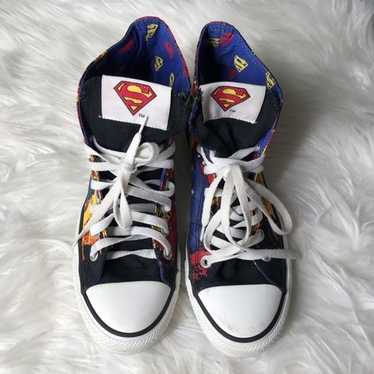 Converse Superman Hi Top Canvas Sneakers