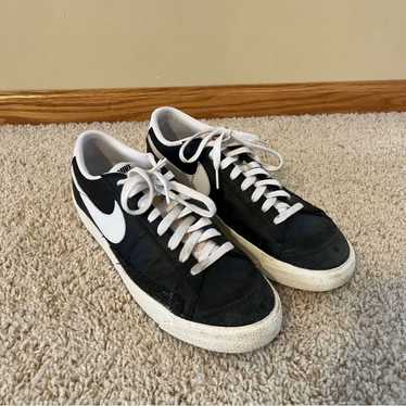 Nike blazers black low shoes