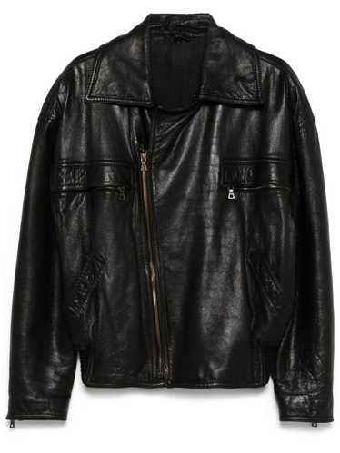 80's leather jacket gianni versace - Gem
