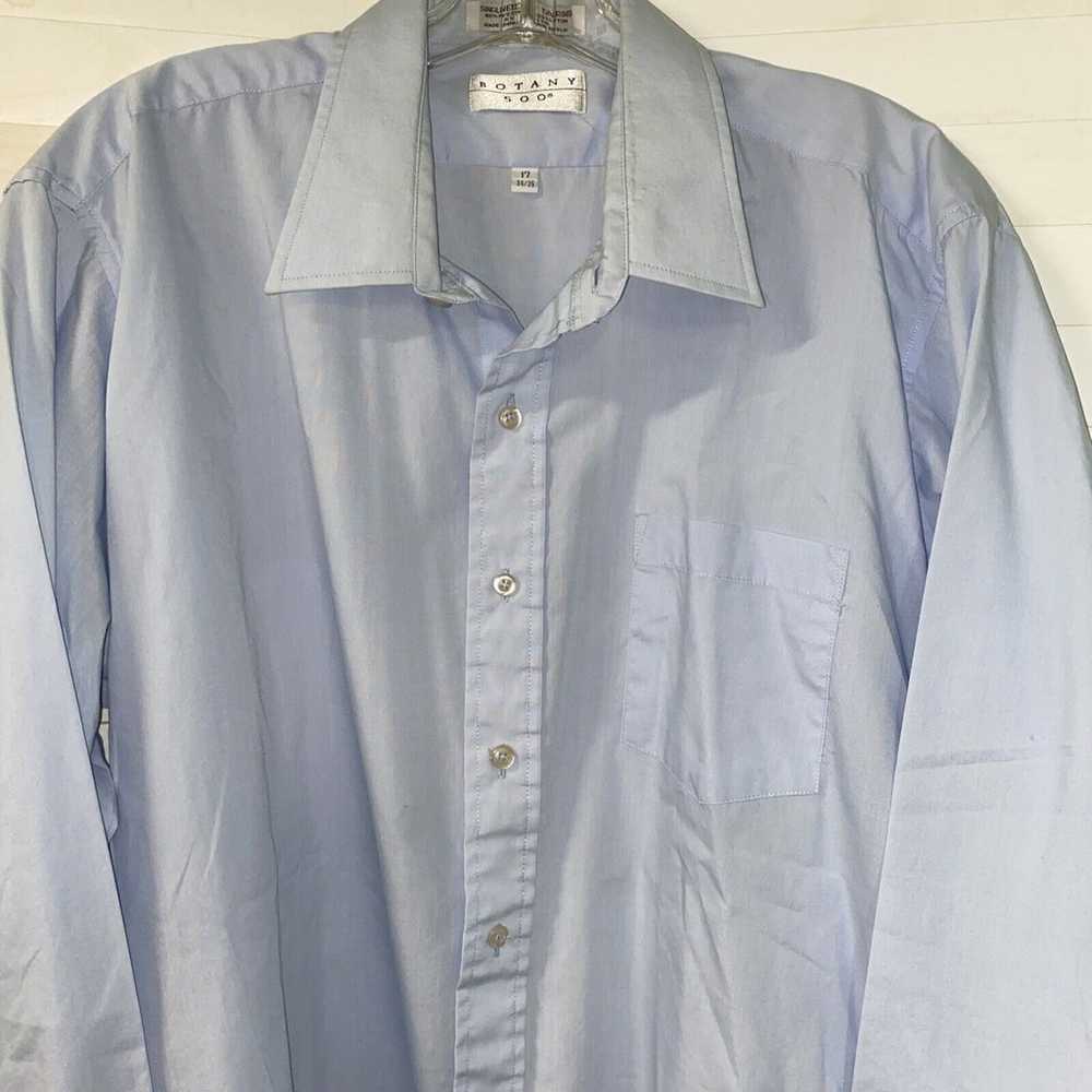 Vintage Botany 500 Button Up Mens Light Blue Shir… - image 3