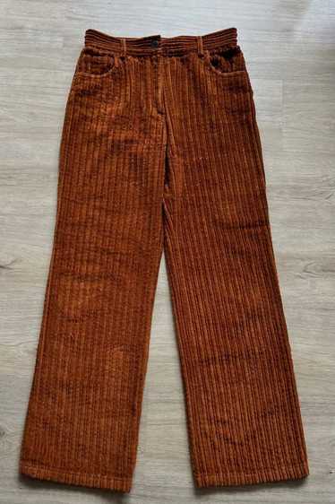 Prada Prada velvet terracotta pants