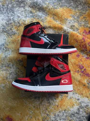 Jordan Brand × Nike Air Jordan 1 Patent Bred size 