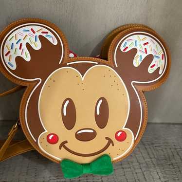 Mickey Minnie Gingerbread Loungefly Crossbody